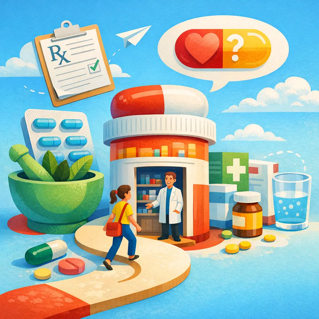 Pharmacy Visit - Beginner English Learning Podcast - LexiTalk