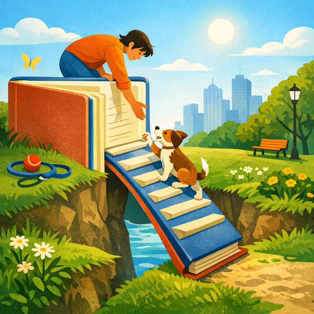 Help with a Dog in the Park - Beginner English Learning Podcast - LexiTalk