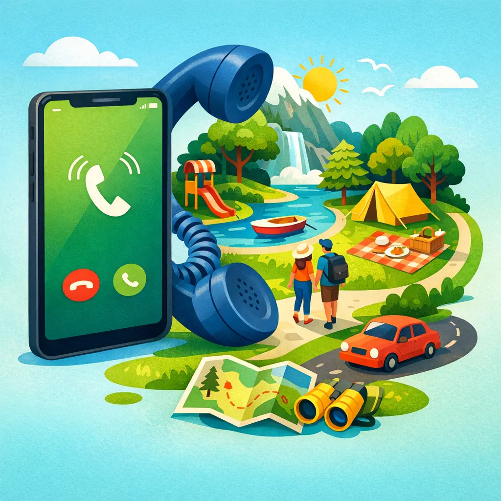 Phone Call About a Park Trip - Beginner English Learning Podcast - LexiTalk