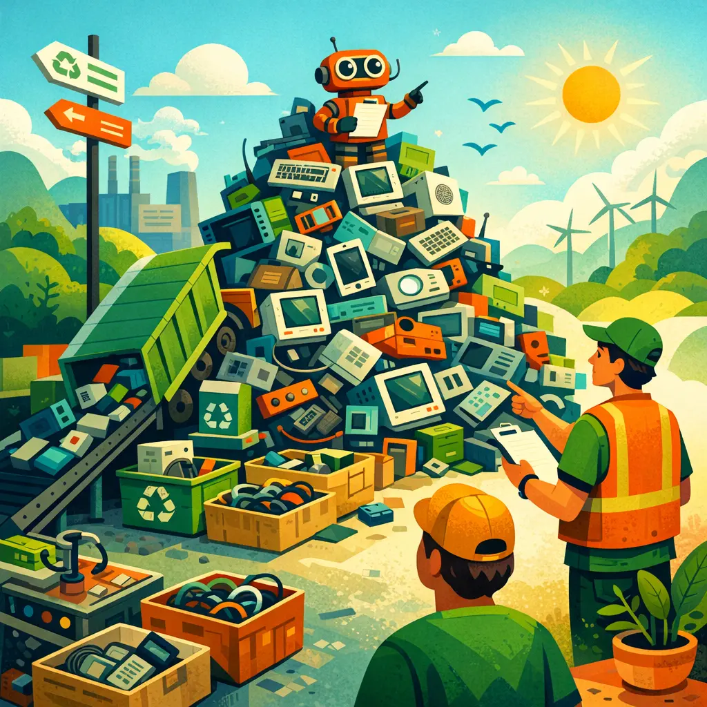 Electronics Recycling Volunteer Briefing - Advanced English Learning Podcast - LexiTalk