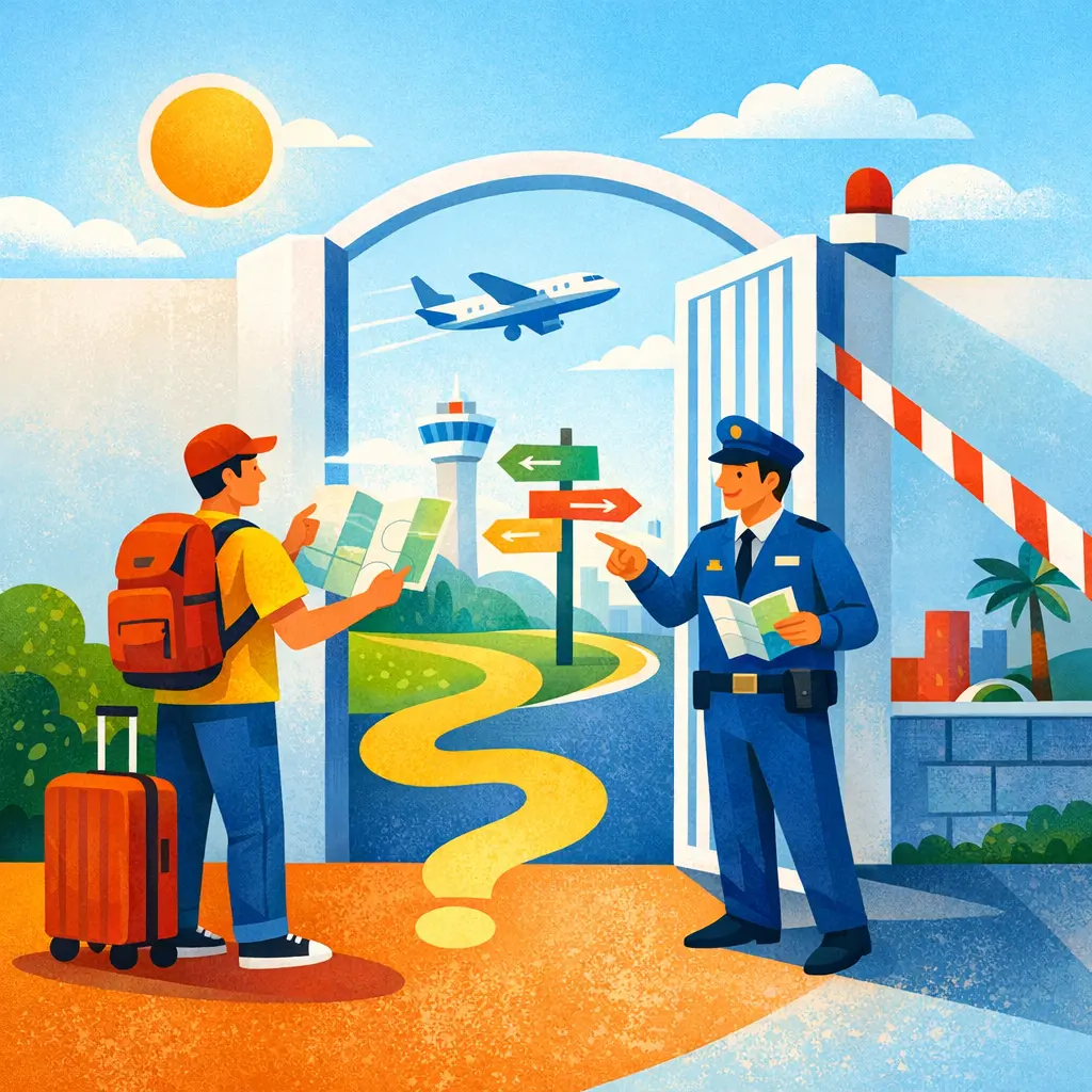 Asking for Directions at the Gate - Beginner English Learning Podcast - LexiTalk