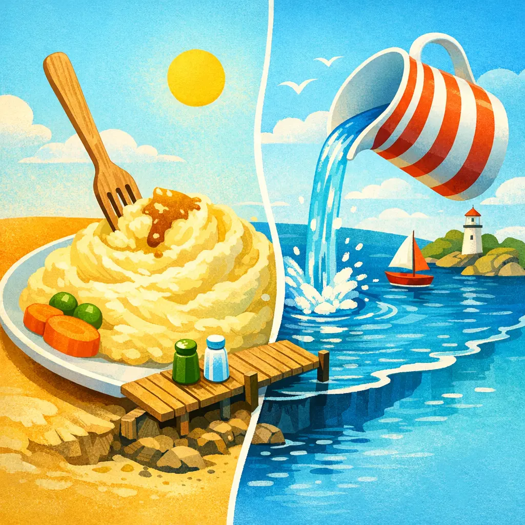 Order: Mash and Water - Beginner English Learning Podcast - LexiTalk